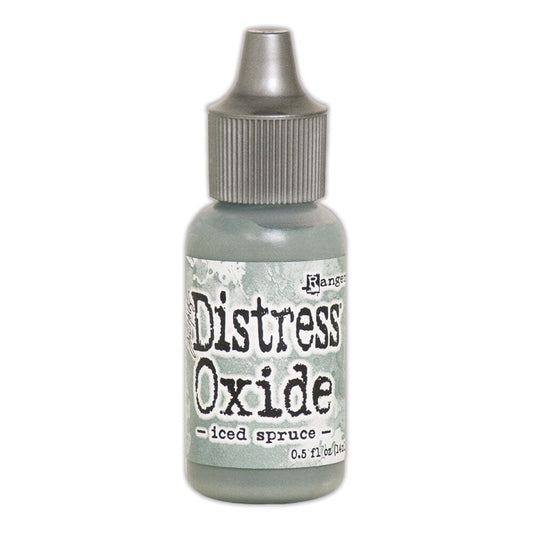 Tim Holtz Distress® Oxide® Re-Inker Iced Spruce, 0.5oz Ink Distress 