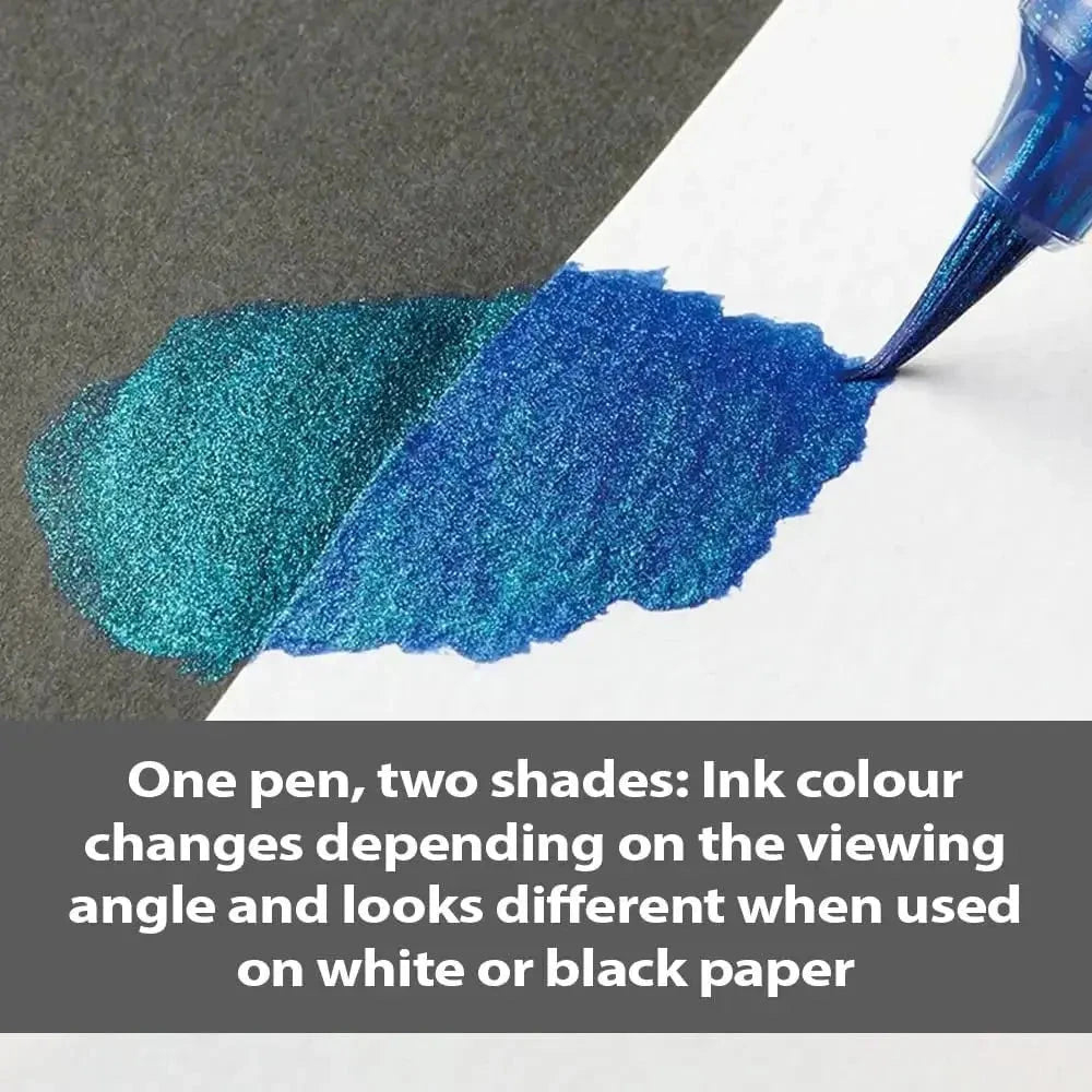 Pentel Dual Metallic Brush Pen Writing & Coloring Pentel 
