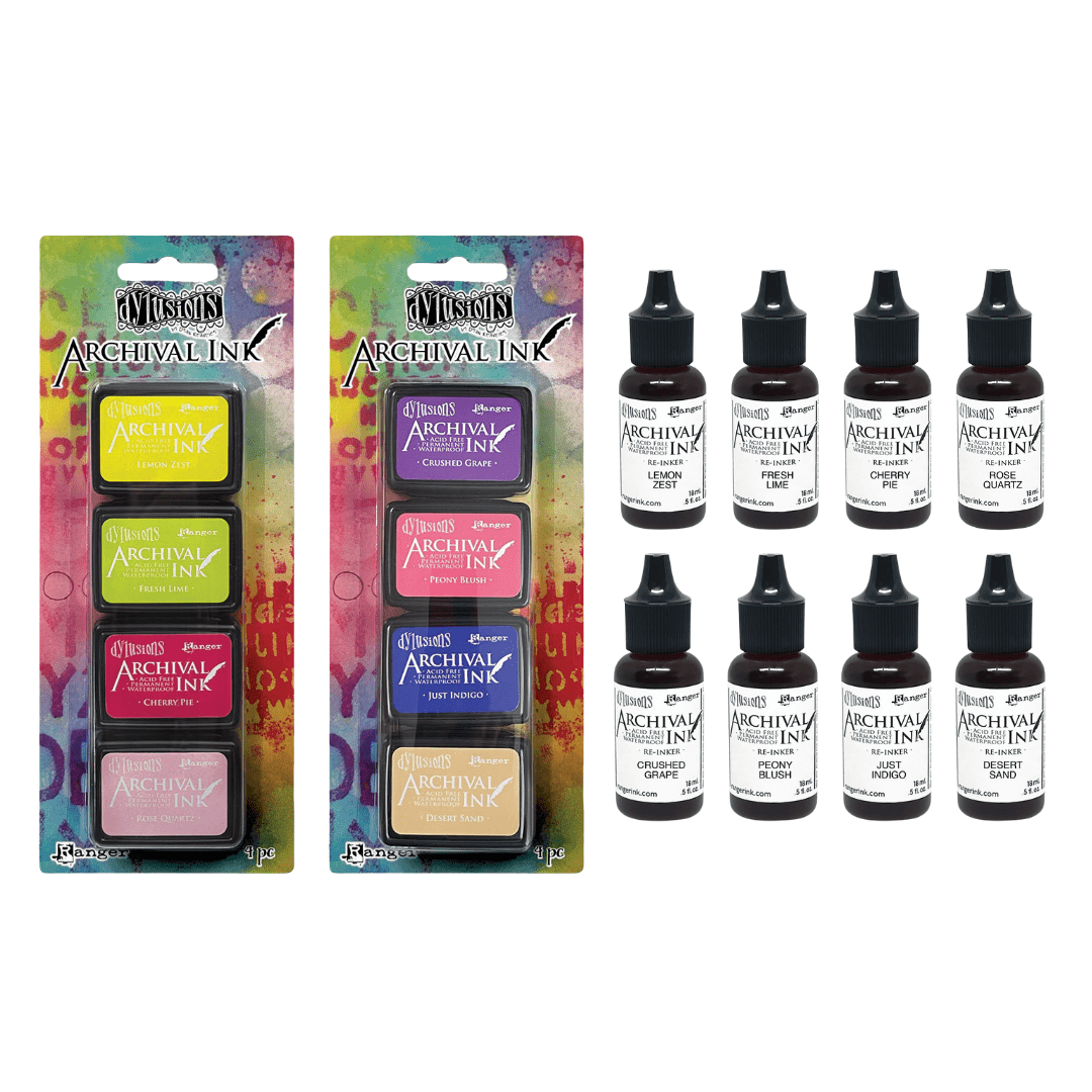 Dylusions Mini Archival Ink™ Kit Bundle Ink Pad Dylusions 