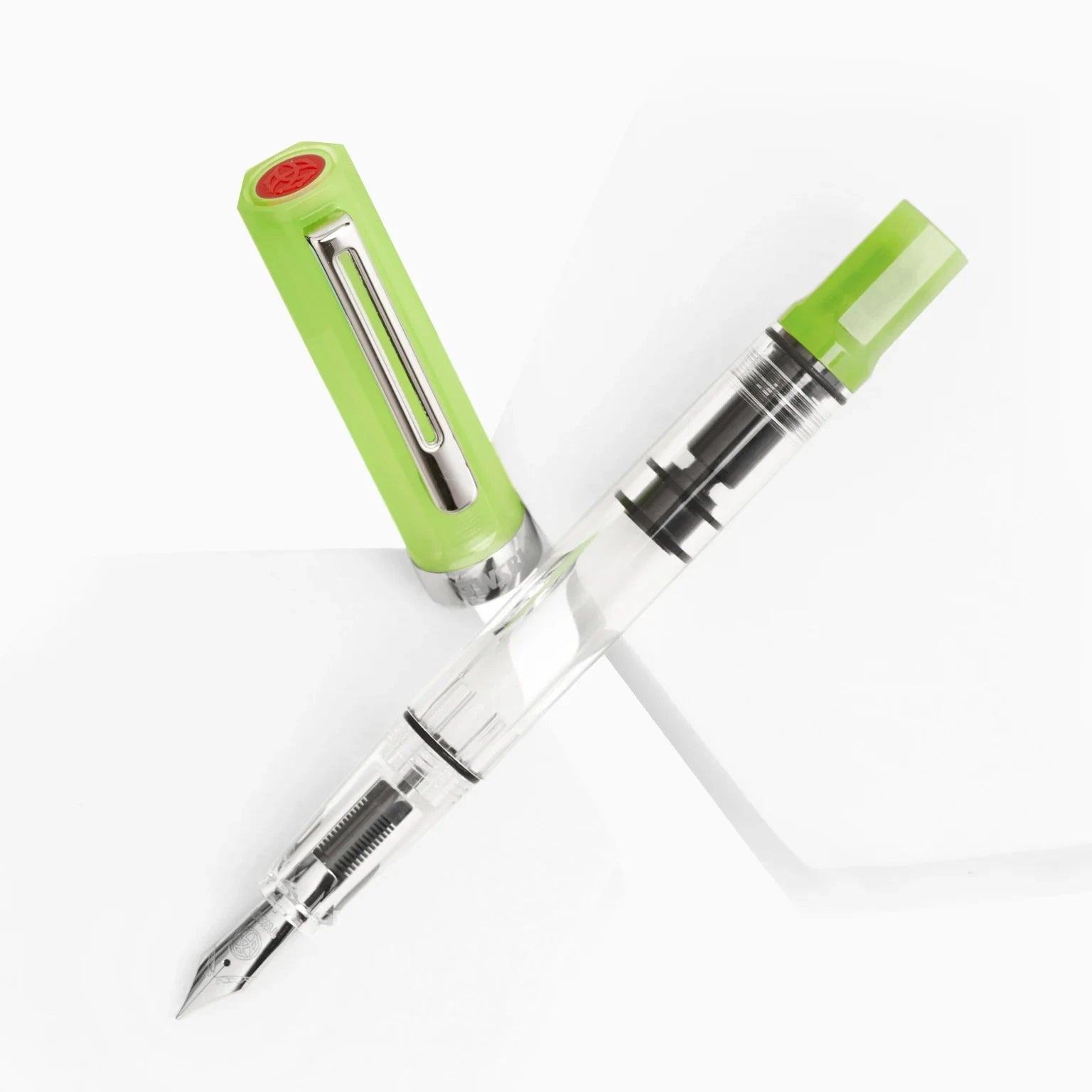 Twsbi Eco Fountain Pen Limited Edition - Glow Green Extra Fine Writing & Coloring Twsbi 