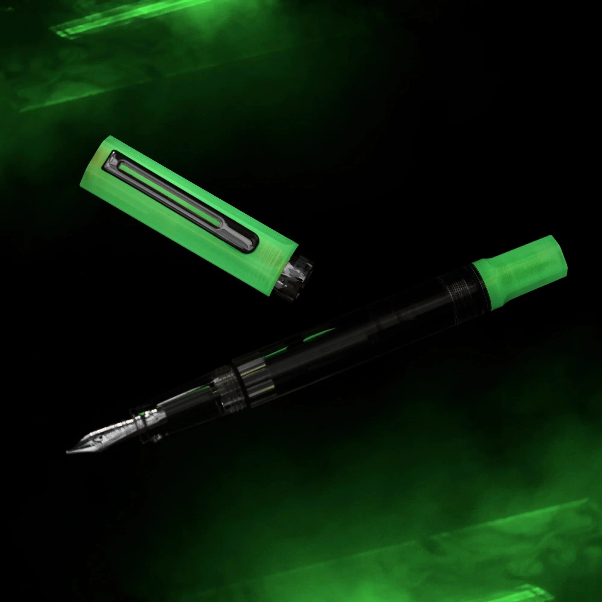 Twsbi Eco Fountain Pen Limited Edition - Glow Green Extra Fine Writing & Coloring Twsbi 