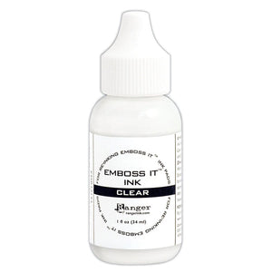 Emboss It™ Ink Pad Re-Inker Clear, 1oz Ink Ranger Ink 