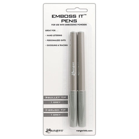 Emboss It™ Embossing Pens Grey, 2pc Writing & Coloring Ranger Ink 
