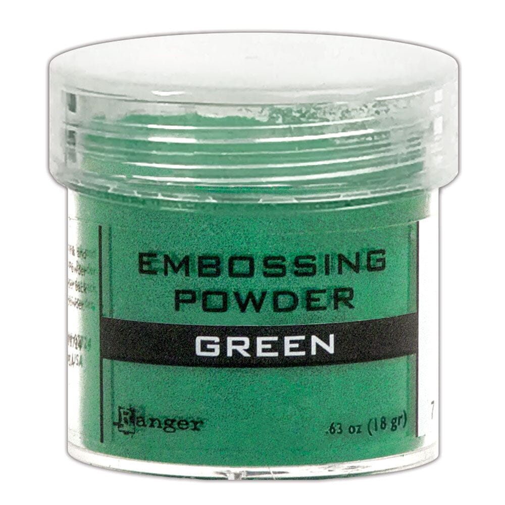 Embossing Powder Green, 1oz Jar Powders Ranger Ink 