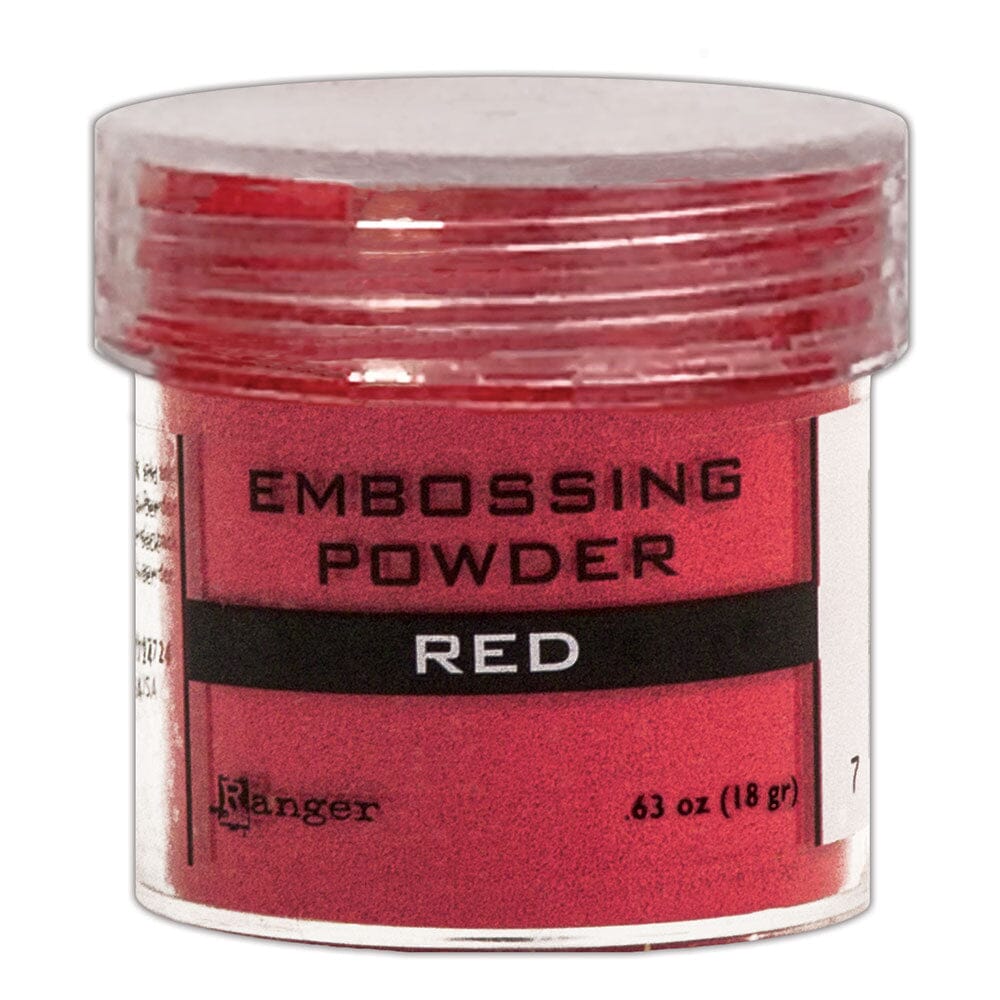 Embossing Powder Red, 1oz Jar Powders Ranger Ink 