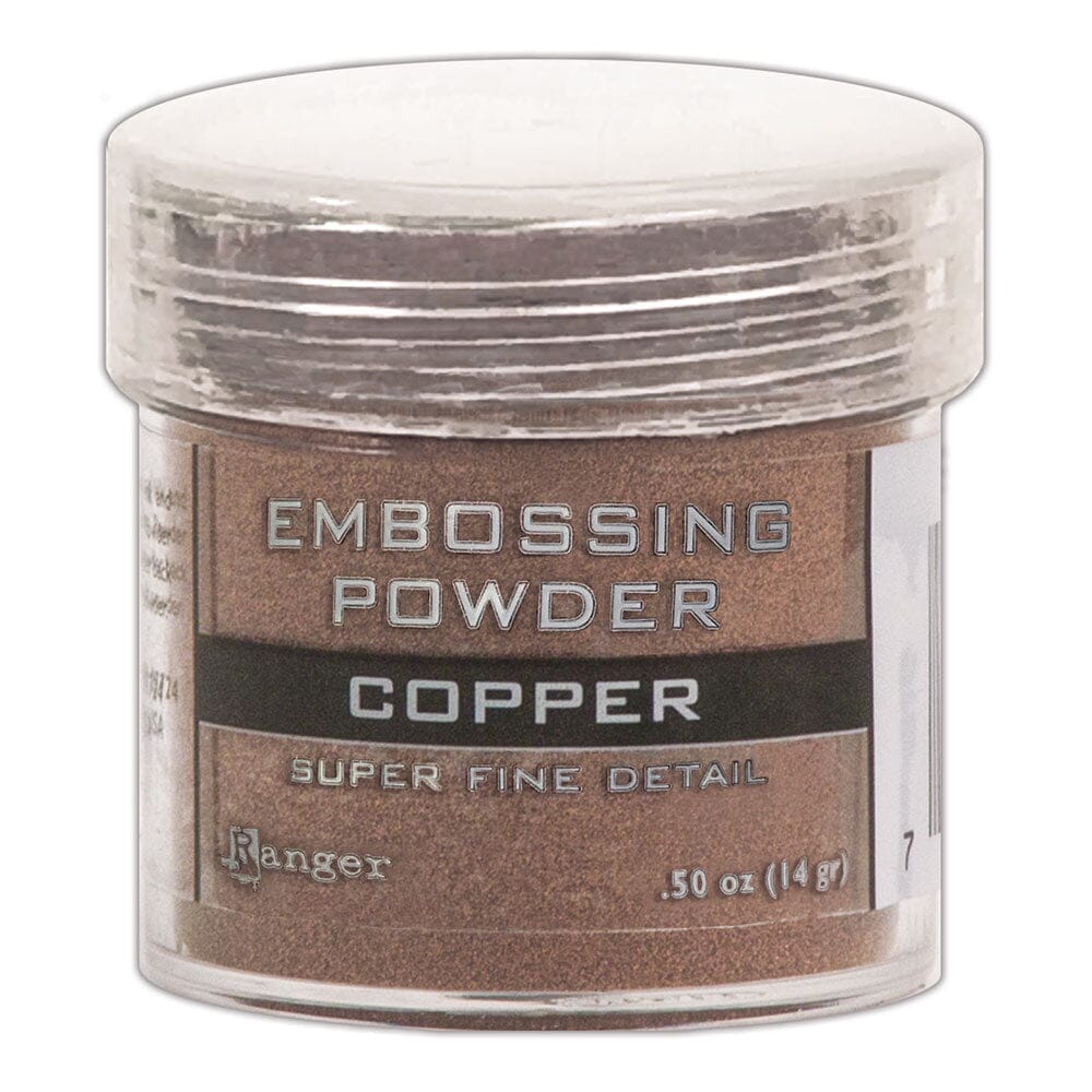 Embossing Powder Super Fine Copper, 1oz Jar Powders Ranger Ink 