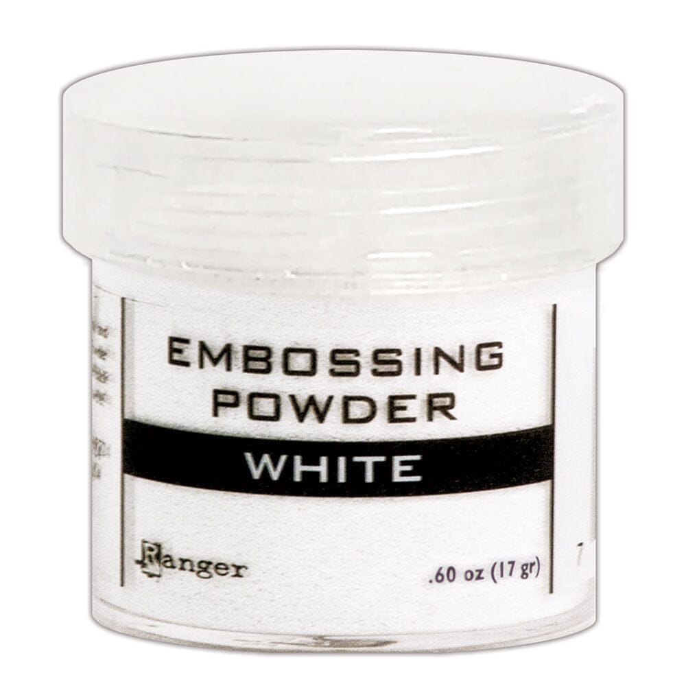 Embossing Powder White, 1oz Jar Powders Ranger Ink 