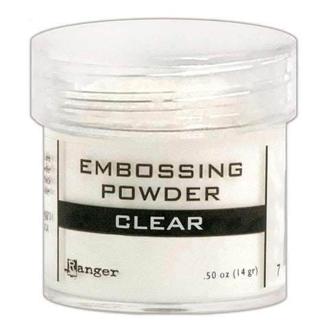 Embossing Powder Clear, 1oz Jar Powders Ranger Ink 