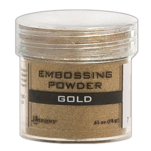 Embossing Powder Gold, 1oz Jar Powders Ranger Ink 