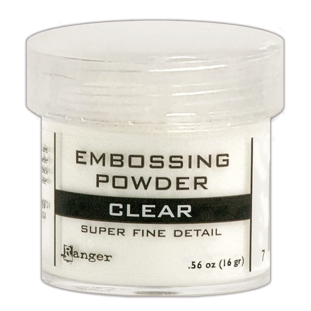 Embossing Powder Super Fine Clear, 1oz Jar