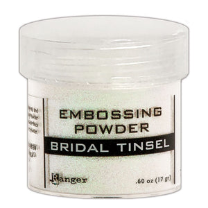 Embossing Powder Bridal Tinsel, 1oz Jar Powders Ranger Ink 