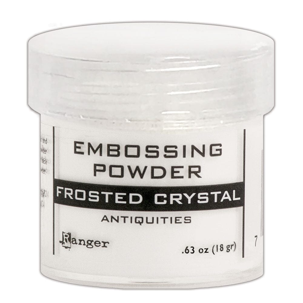 Embossing Powder Frosted Crystal, 1oz Jar Powders Ranger Ink 