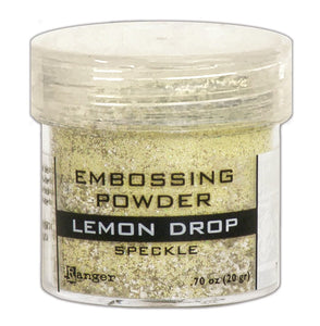 Embossing Speckle Powder Lemon Drop, 1oz Powders Ranger Ink 