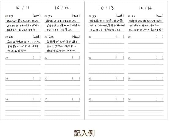 Daigo Date Free Easy 5 Year Journal B6 - Navy Surfaces Daigo 