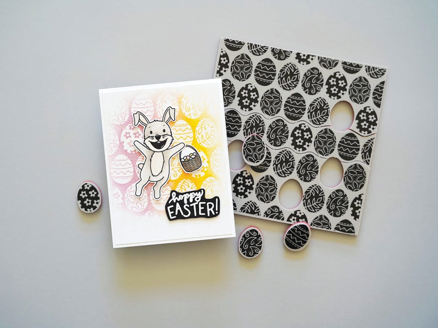 Simon Hurley create. Photopolymer Stamp Hoppy Easter! Stamps Simon Hurley 