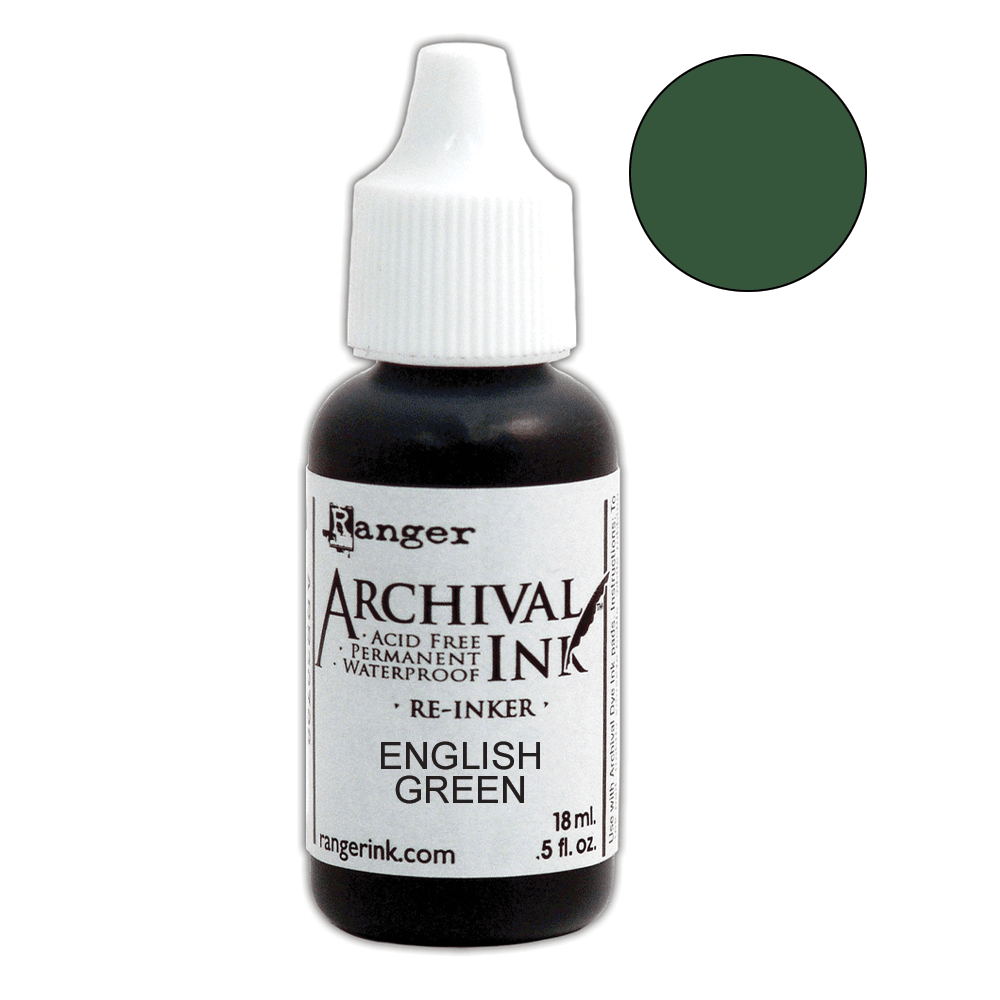 Wendy Vecchi Archival Ink™ Pad Re-Inker English Ivy, 0.5oz Ink Wendy Vecchi 