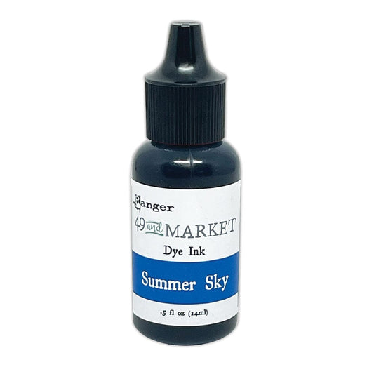 49 and Market Dye Ink Re-Inker, Summer Sky Ink 49 and Market 