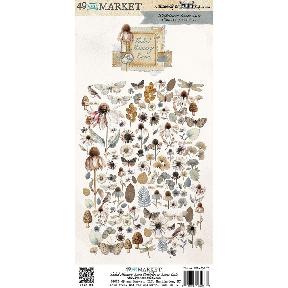 49 and Market Faded Memory Lane - Laser Cut Wildflowers Surfaces 49 and Market 