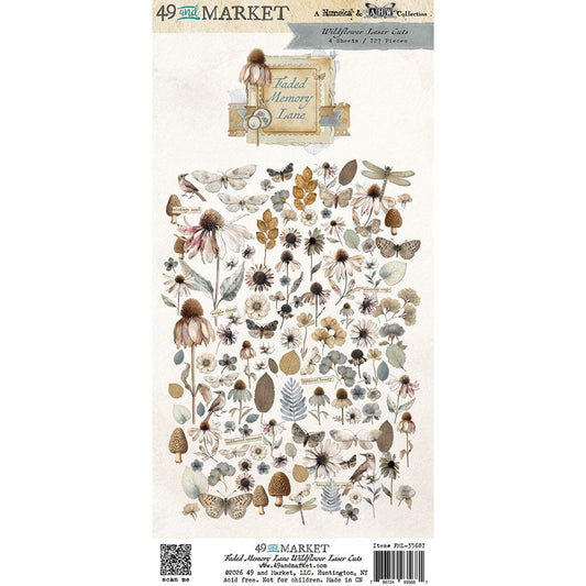49 and Market Faded Memory Lane - Laser Cut Wildflowers Surfaces 49 and Market 