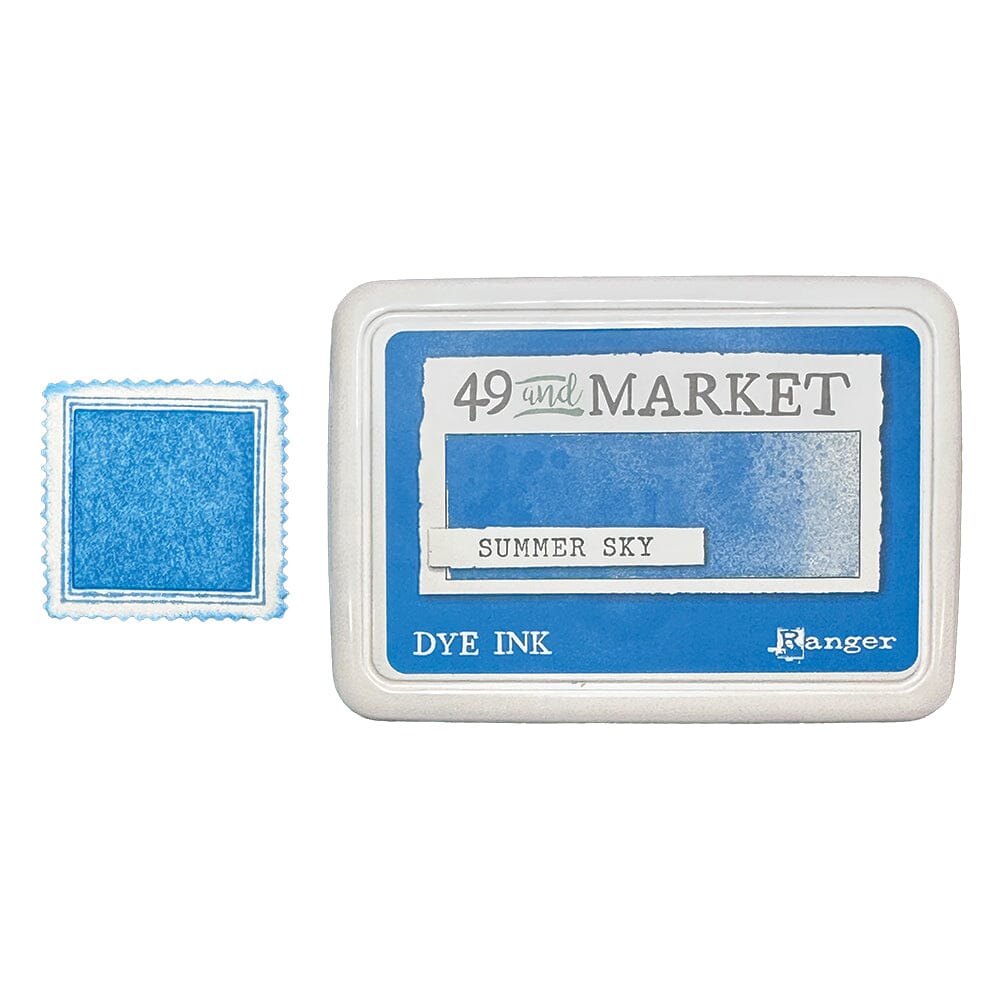 49 and Market Dye Ink Pad, Summer Sky Ink Pad 49 and Market 