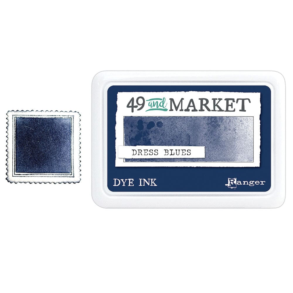 49 and Market Dye Ink Pad, Dress Blues Ink Pad 49 and Market 