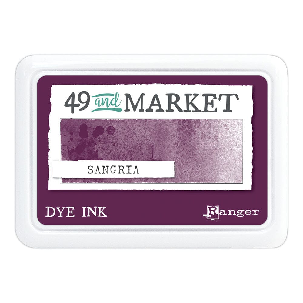 49 and Market Dye Ink Pad, Sangria Ink Pad 49 and Market 