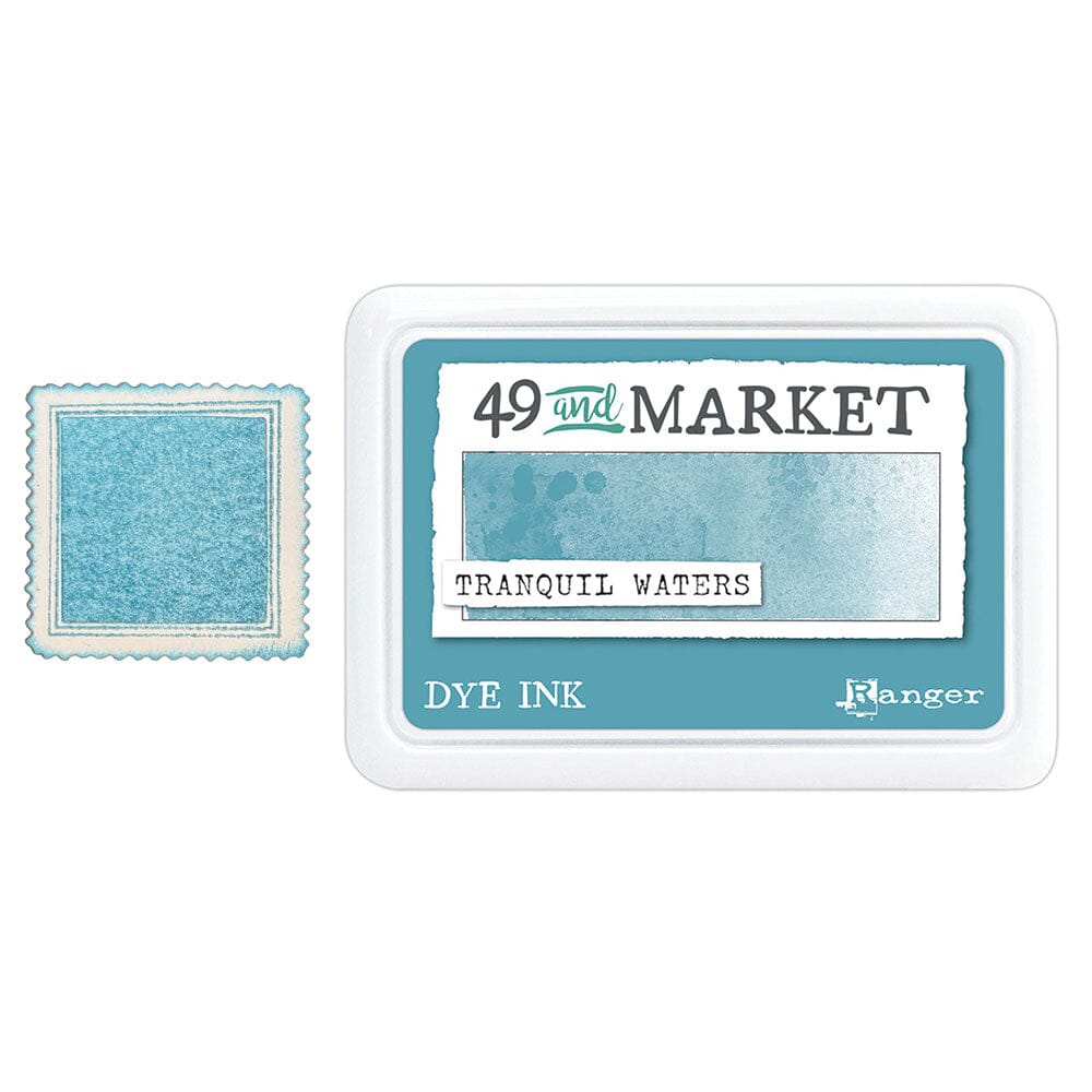 49 and Market Dye Ink Pad, Tranquil Waters Ink Pad 49 and Market 