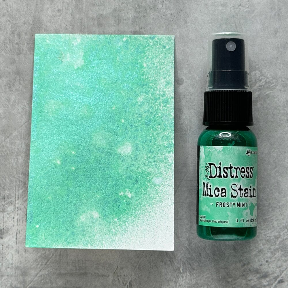 Tim Holtz Distress® Frosty Mint Mica Stain Sprays Distress 