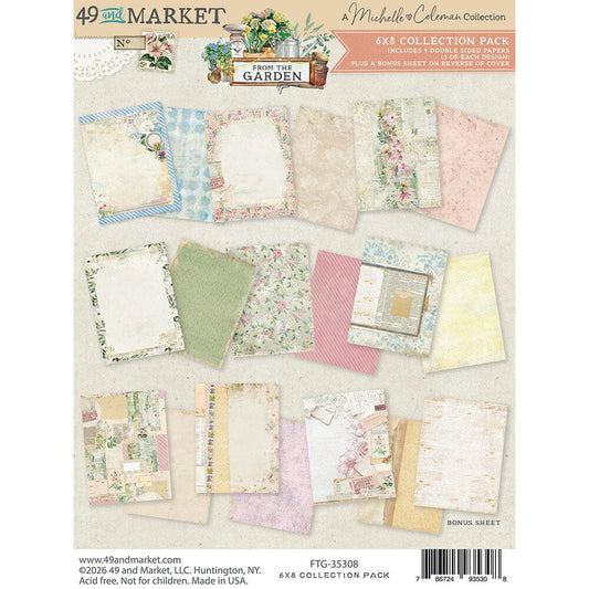 49 and Market From the Garden - 6X8 Solids Collection Pack Surfaces 49 and Market 