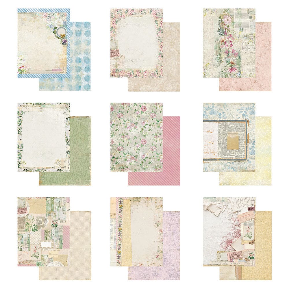 49 and Market From the Garden - 6X8 Solids Collection Pack Surfaces 49 and Market 