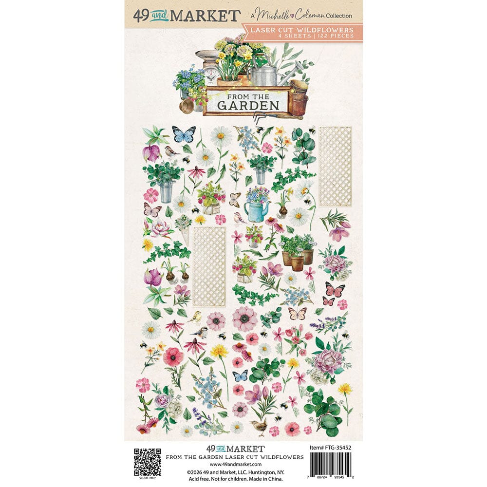 49 and Market From the Garden - Laser Cut Wildflowers Surfaces 49 and Market 