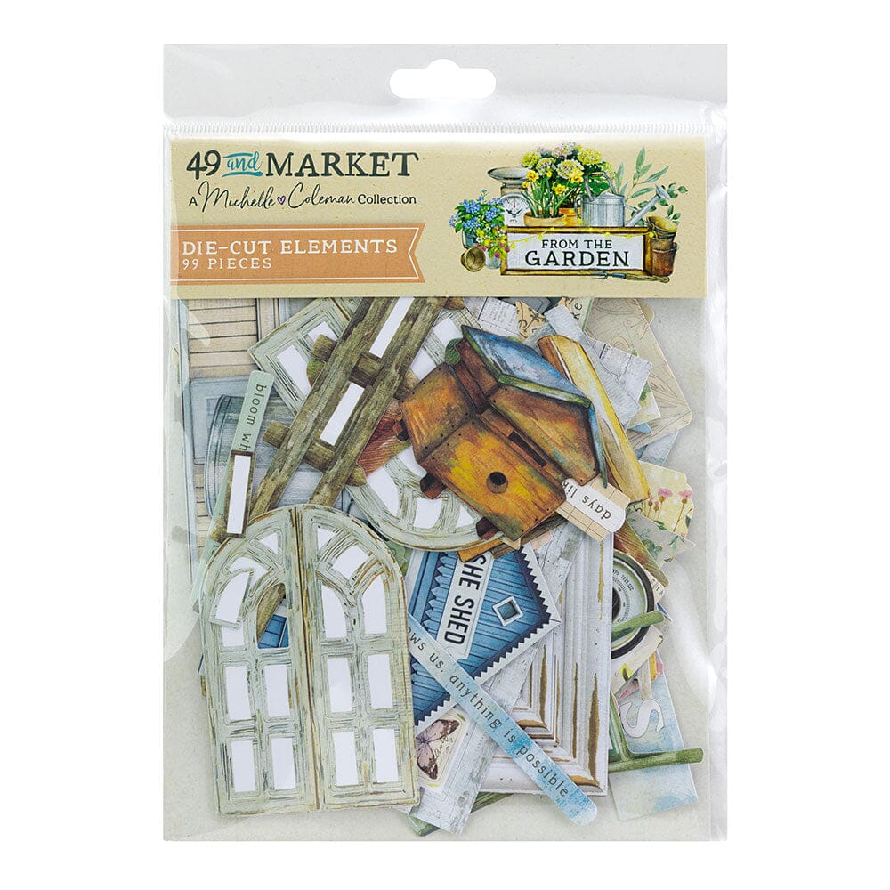 49 and Market From the Garden - Die-cut Elements Surfaces 49 and Market 