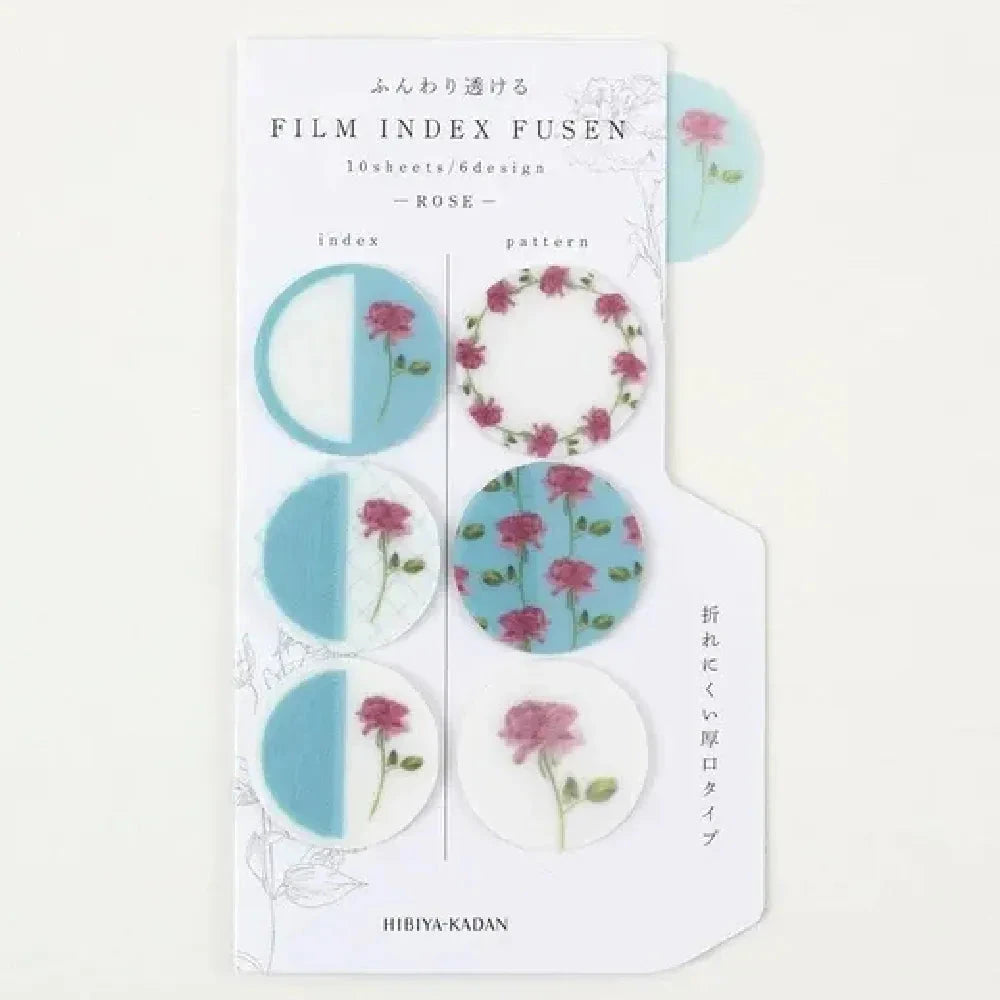 Daigo Hibiya Kadan Film Index Fusen - Sticky Note Tools & Accessories Daigo Maru Rose 