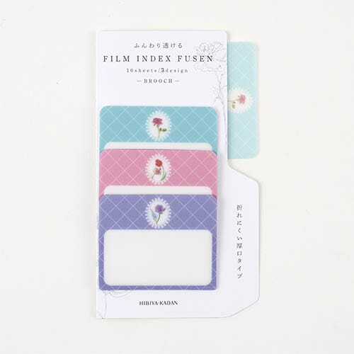 Daigo Hibiya Kadan Film Index Fusen - Sticky Note Tools & Accessories Daigo Wide Brooch 