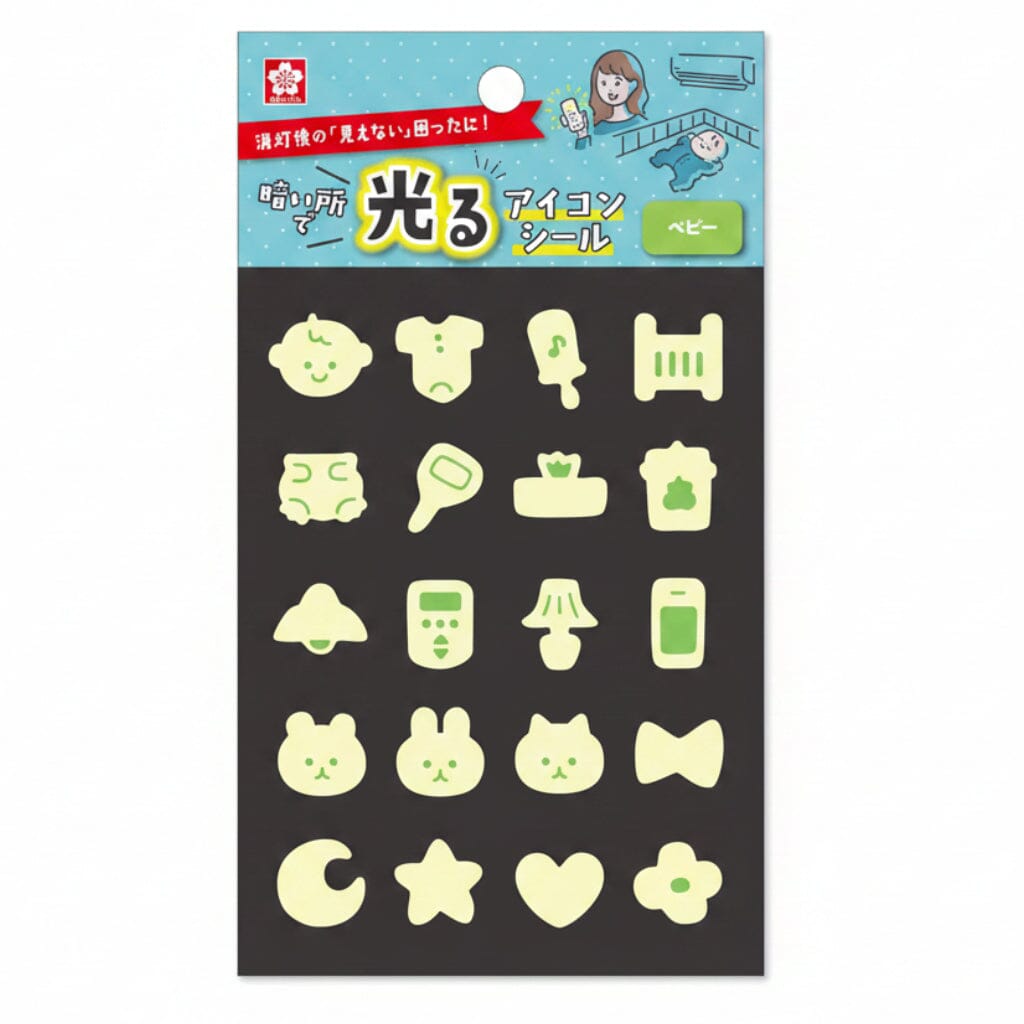 Sakura Cray-Pas Icon Glow in the Dark Stickers Tools & Accessories Sakura Baby 