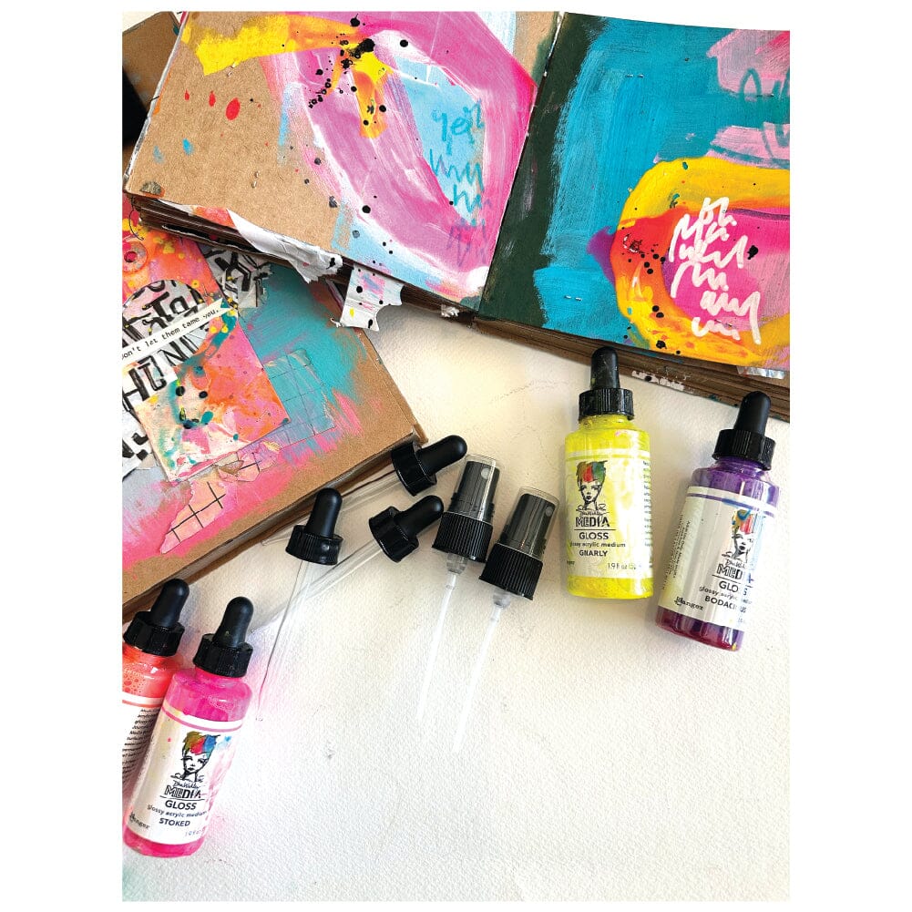 Dina Wakley Media May Gloss Dropper Bundle Bundles Dina Wakley Media 