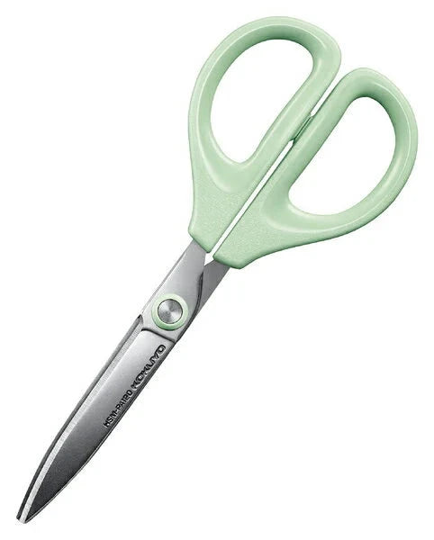 Kokuyo Saxa Slim Adhesive Resistant Scissors Tools & Accessories Kokuyo Green 