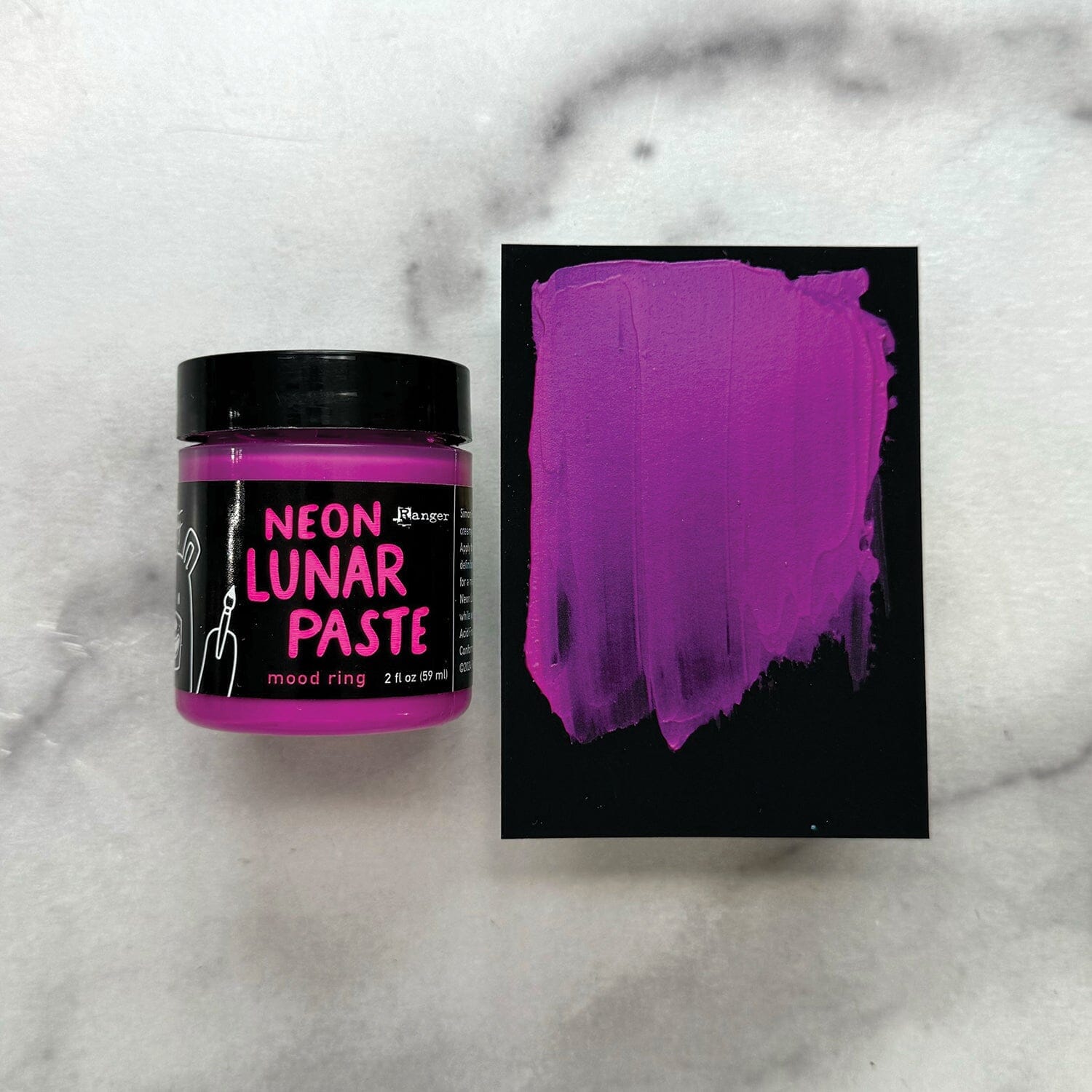 Simon Hurley create. Neon Lunar Paste Mood Ring, 2oz Adhesives & Mediums Simon Hurley 