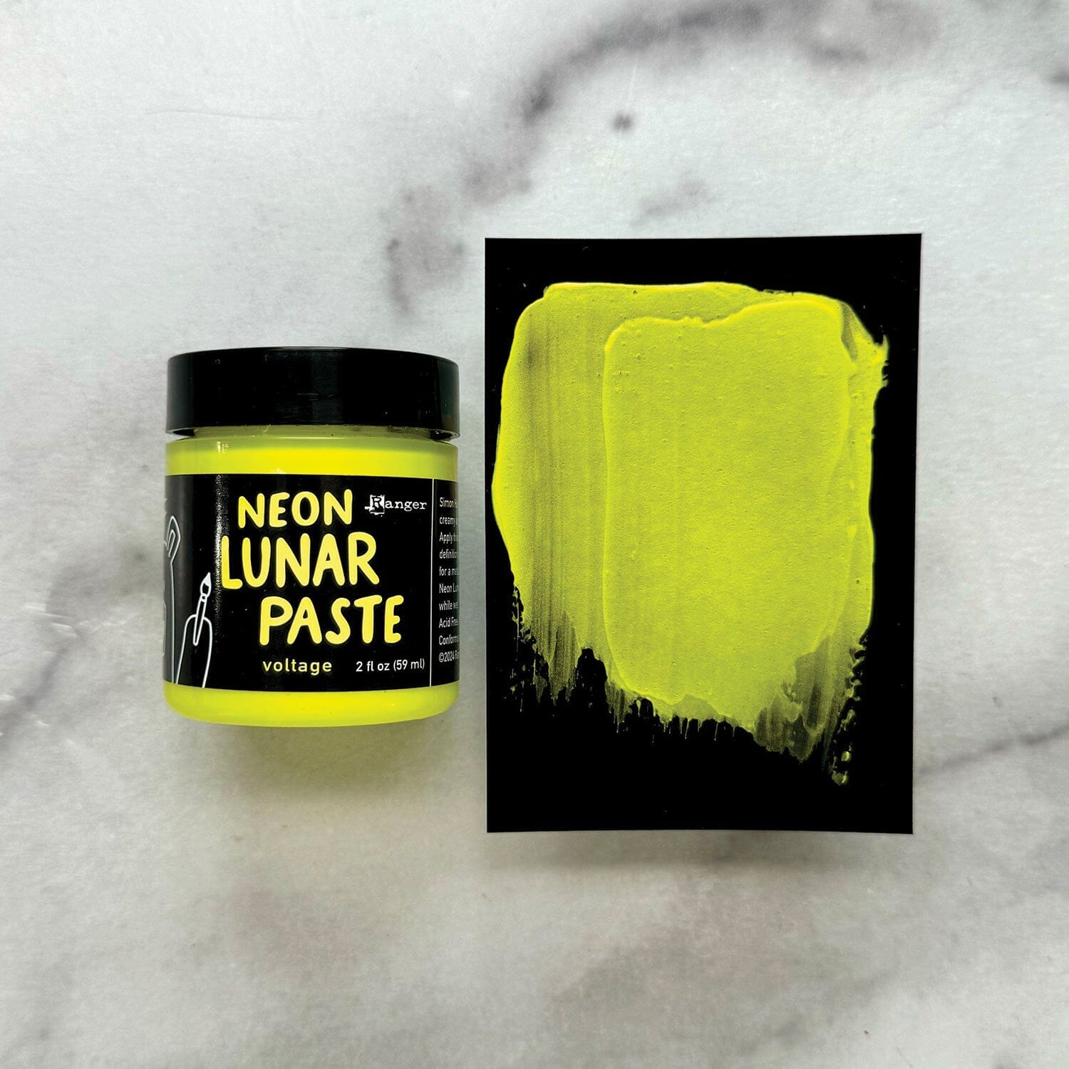 Simon Hurley create. Neon Lunar Paste Voltage, 2oz Adhesives & Mediums Simon Hurley 