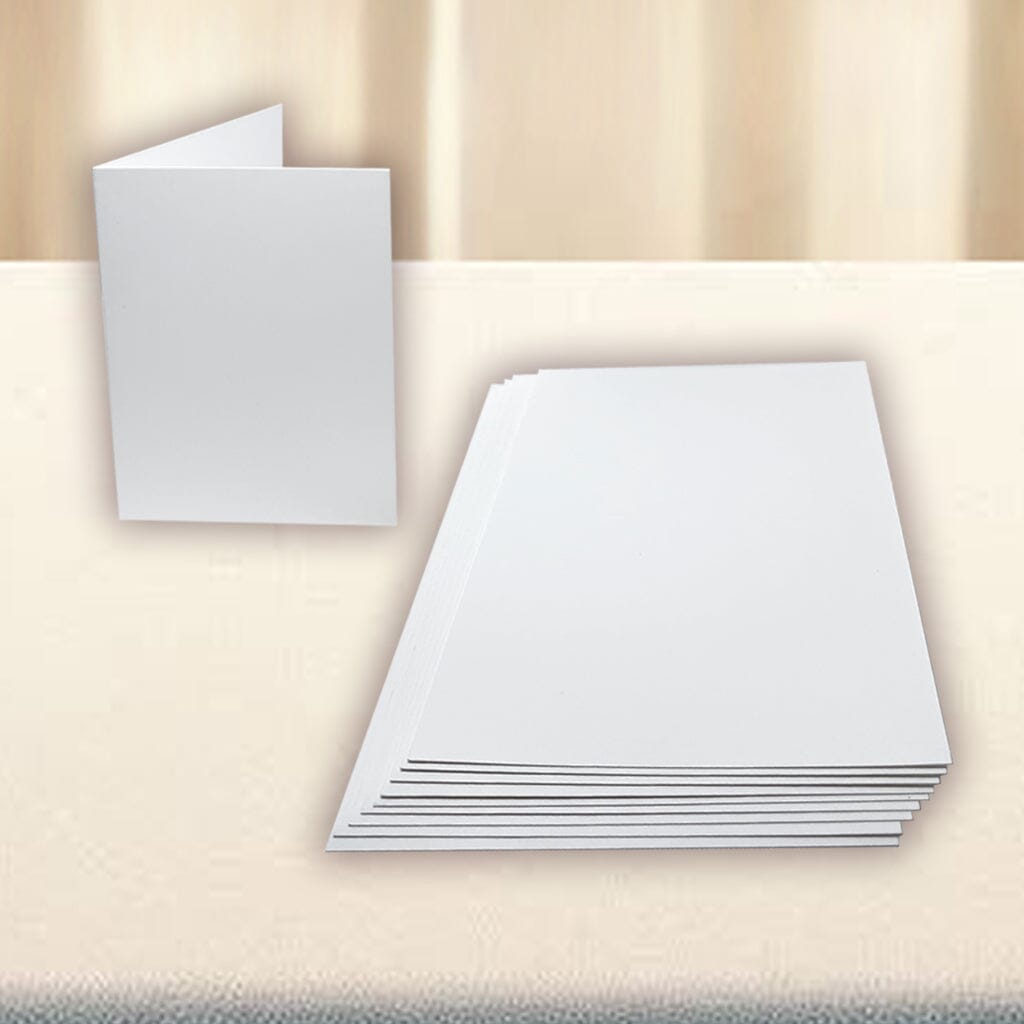 Simon Hurley create. Stark White Cardstock Side Folding Bases 10pk Surfaces Simon Hurley 