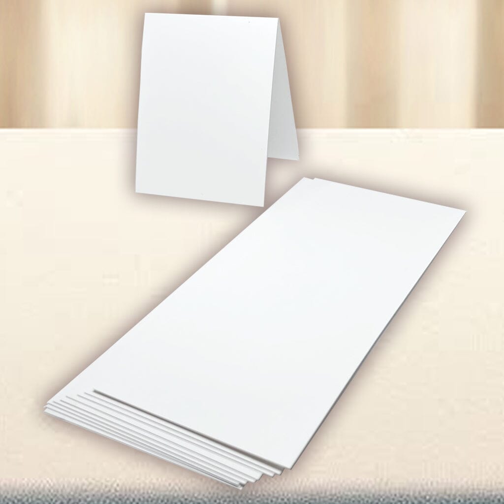 Simon Hurley create. Stark White Cardstock Top Folding Bases 10pk Surfaces Simon Hurley 