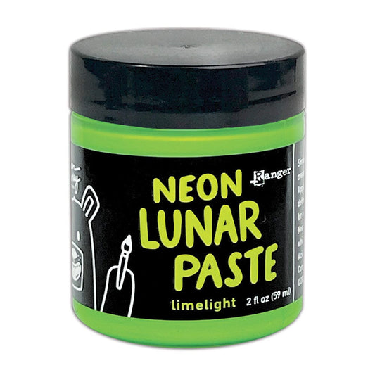Simon Hurley create. Neon Lunar Paste Limelight, 2oz Adhesives & Mediums Simon Hurley 