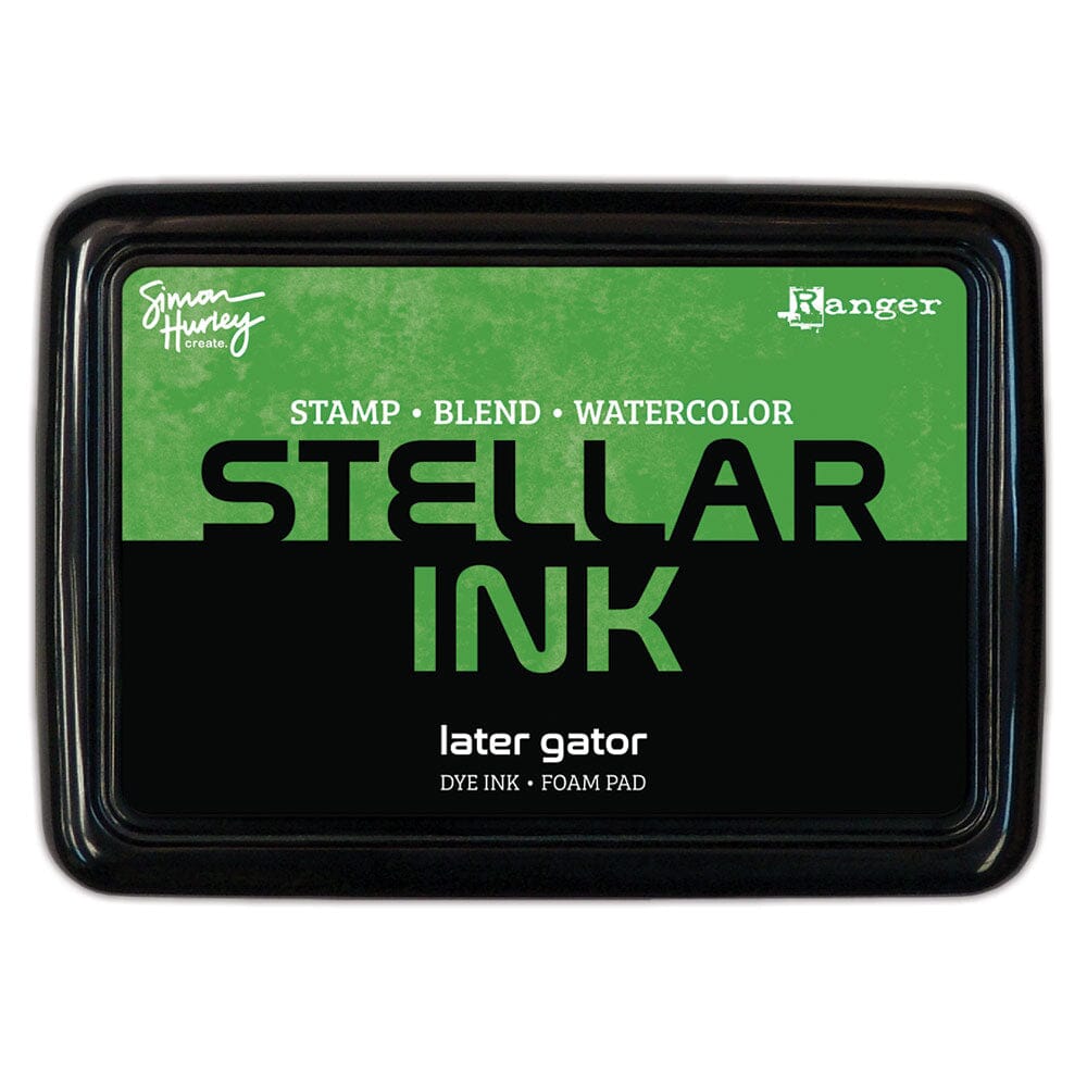 Simon Hurley create. Stellar Foam Dye Ink Pad, Later Gator Ink Pad Simon Hurley 