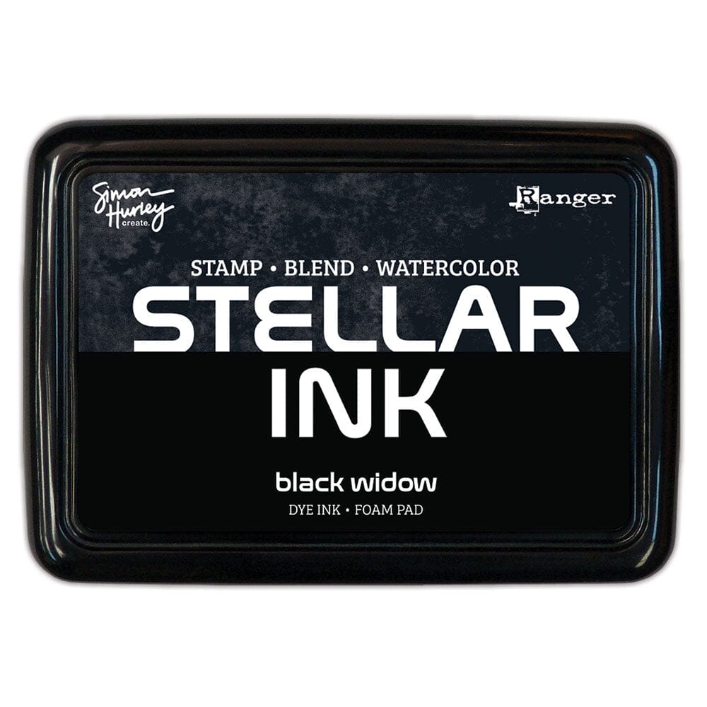Simon Hurley create. Stellar Foam Dye Ink Pad, Black Widow Ink Pad Simon Hurley 