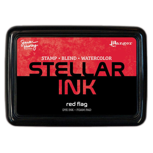 Simon Hurley create. Stellar Foam Dye Ink Pad, Red Flag Ink Pad Simon Hurley 