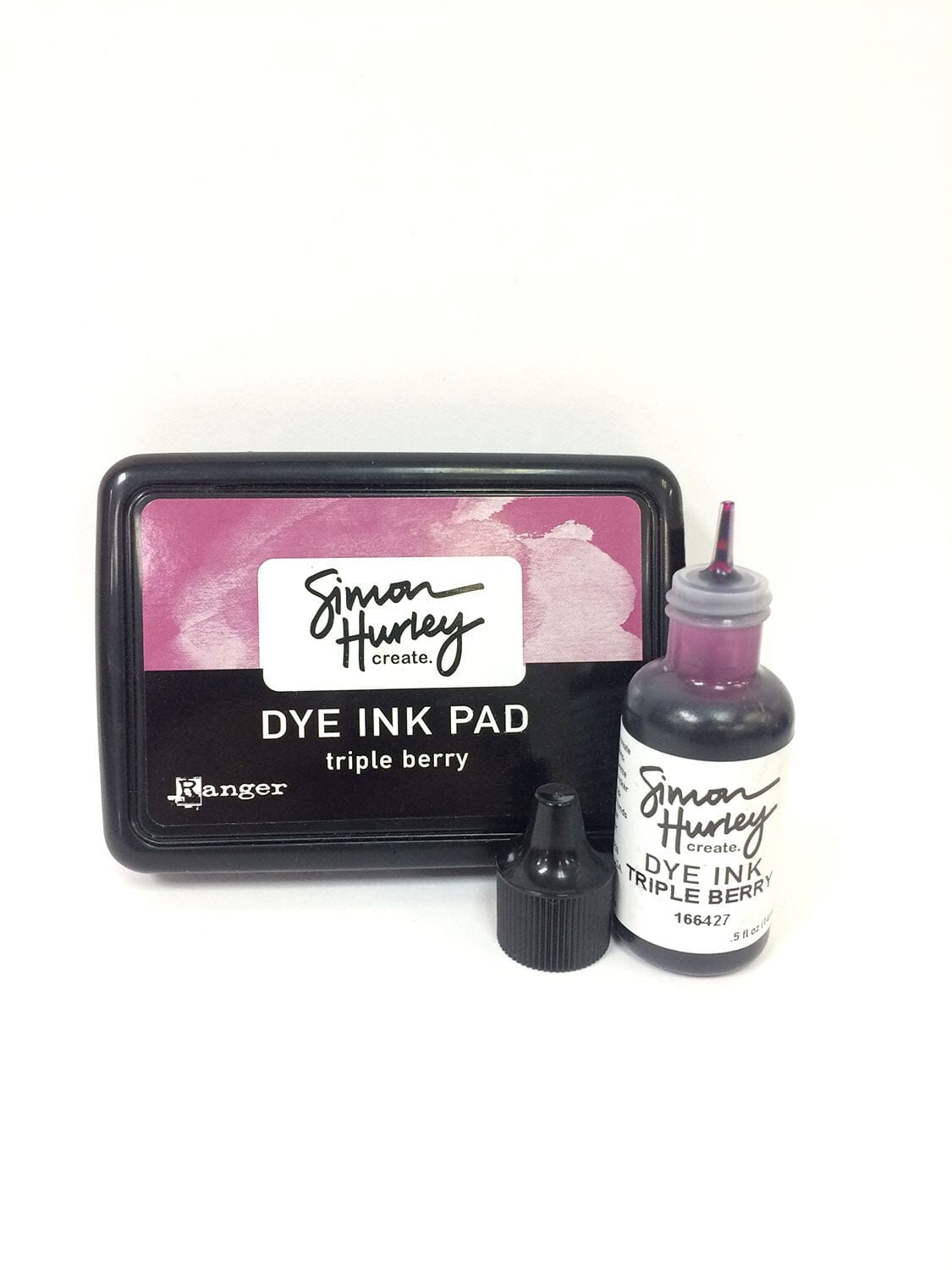 Simon Hurley create. Dye Ink Re-Inker Triple Berry Ink Simon Hurley 