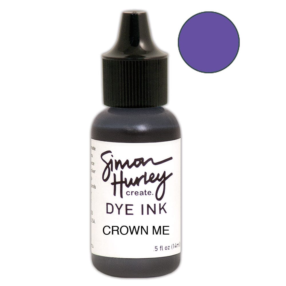 Simon Hurley create. Dye Ink Re-Inker Crown Me Ink Simon Hurley 