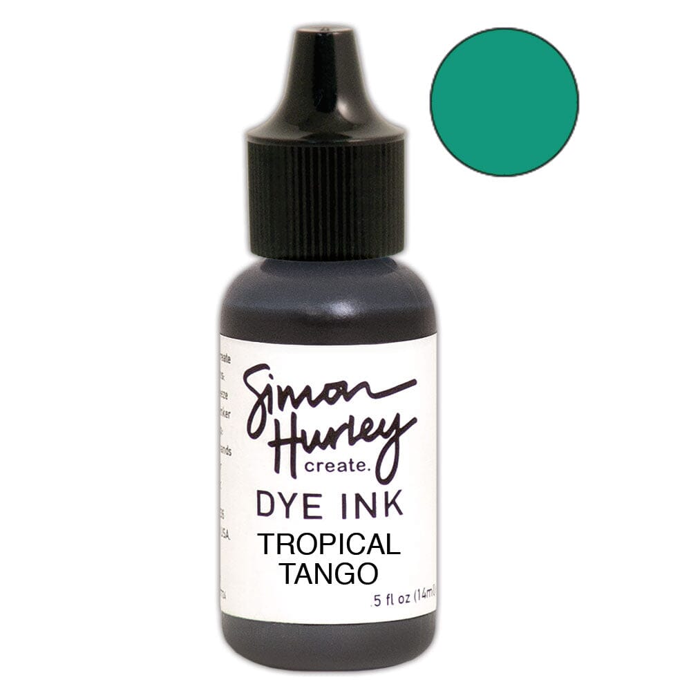 Simon Hurley create. Dye Ink Re-Inker Tropical Tango Ink Simon Hurley 