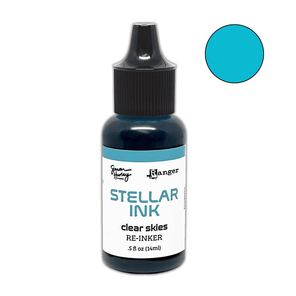 Simon Hurley create. Stellar Dye Ink Re-Inker, Clear Skies Ink Simon Hurley 