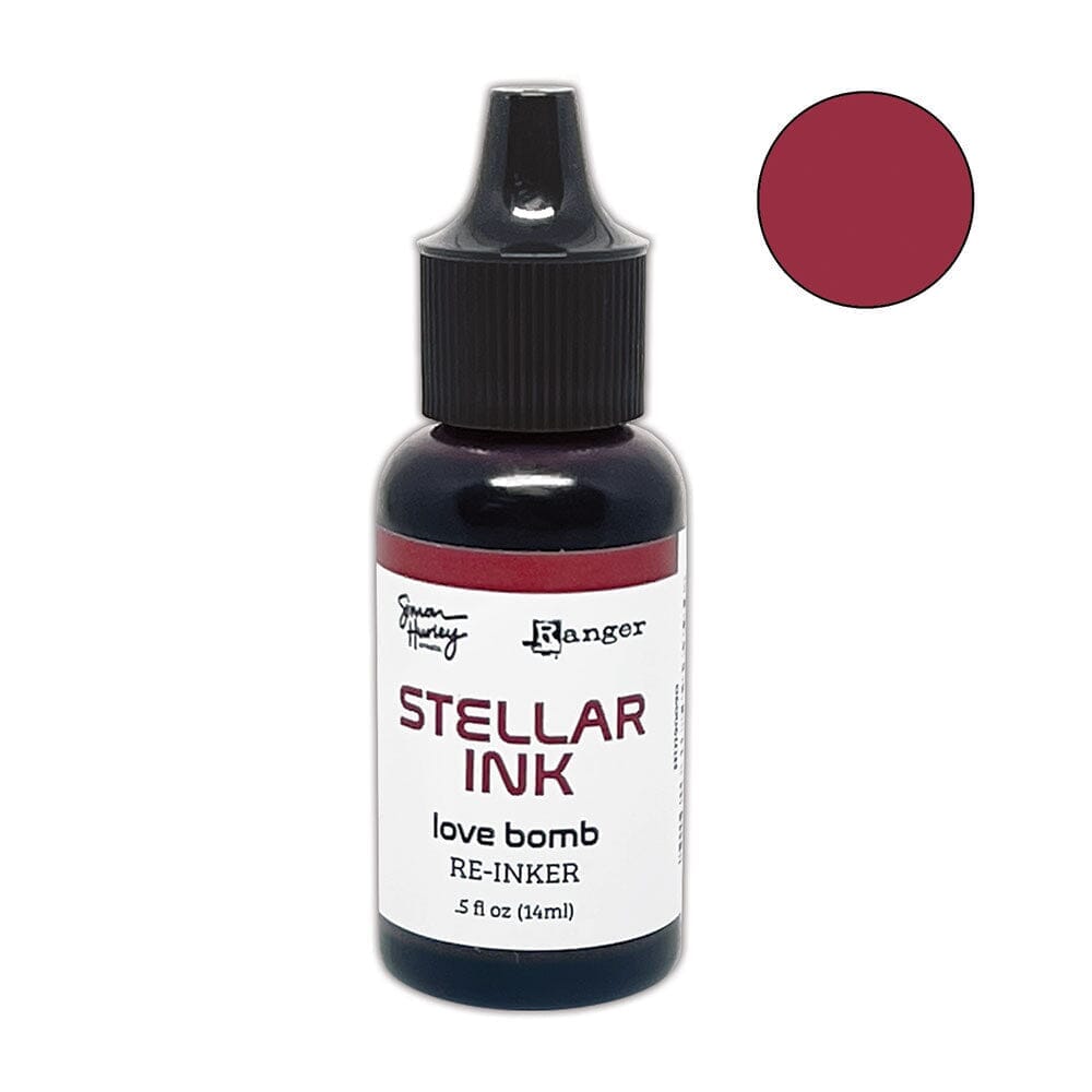 Simon Hurley create. Stellar Dye Ink Re-Inker, Love Bomb Ink Simon Hurley 